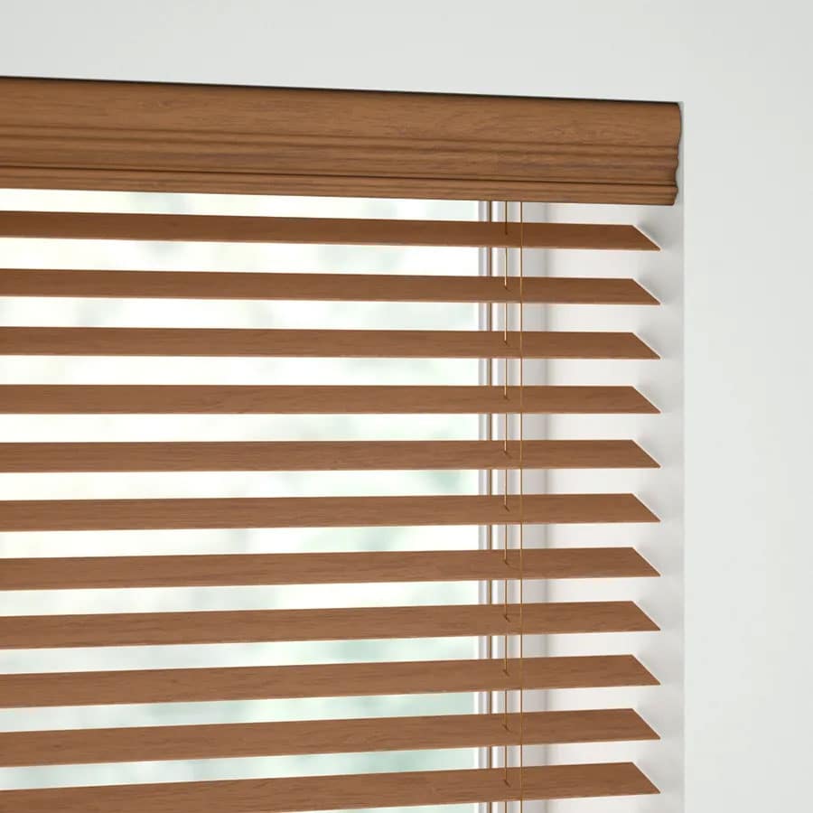 2" Subtle Cordless Faux Wood Blinds