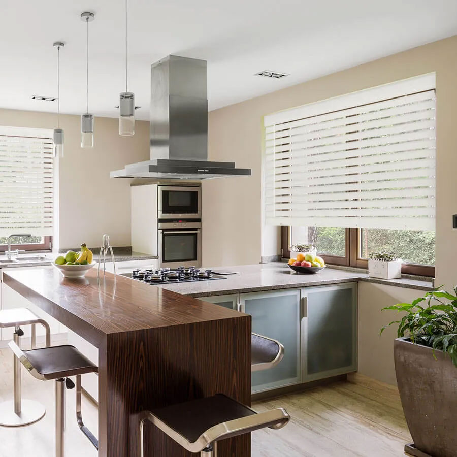 2" Designer Faux Wood Blinds