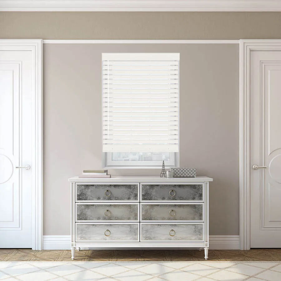 2" Designer Faux Wood Blinds