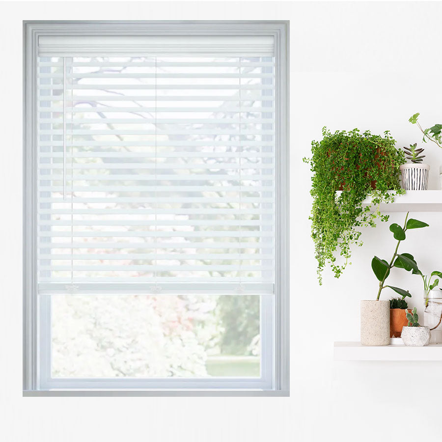 2" Estate Cordless Faux Wood Blinds