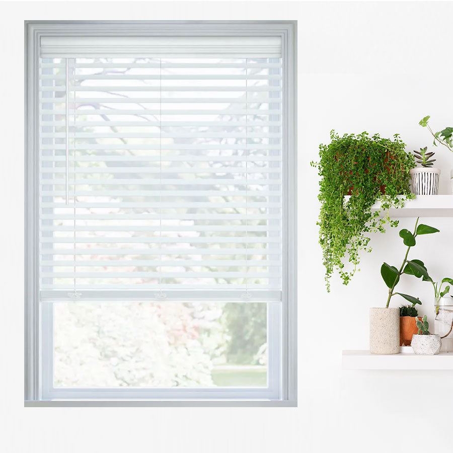 2" Estate Cordless Faux Wood Blinds