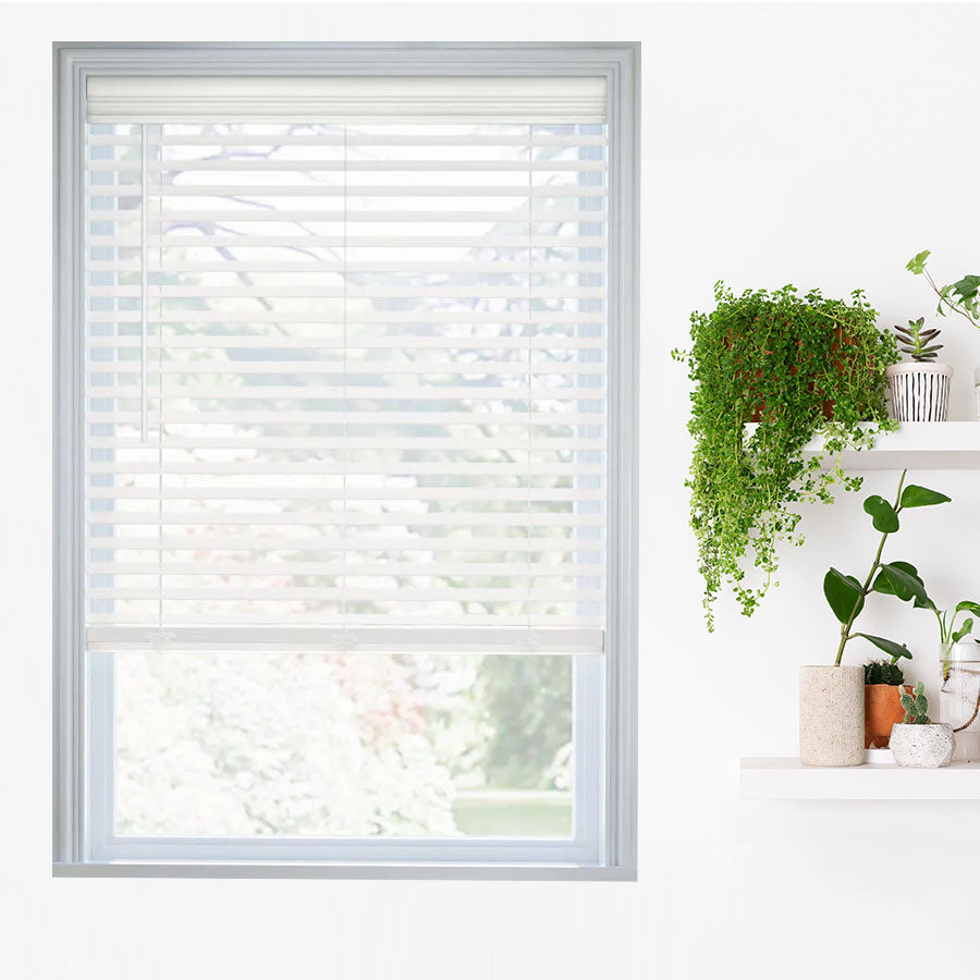 2" Estate Cordless Faux Wood Blinds