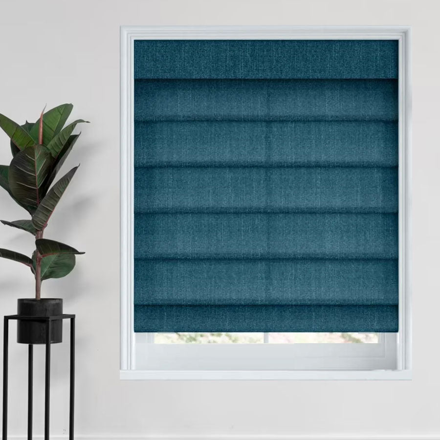 Distressed Chic Roman Shades