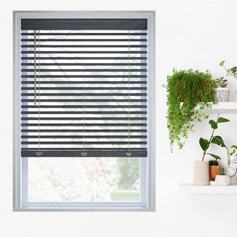 2" Estate Cordless Faux Wood Blinds