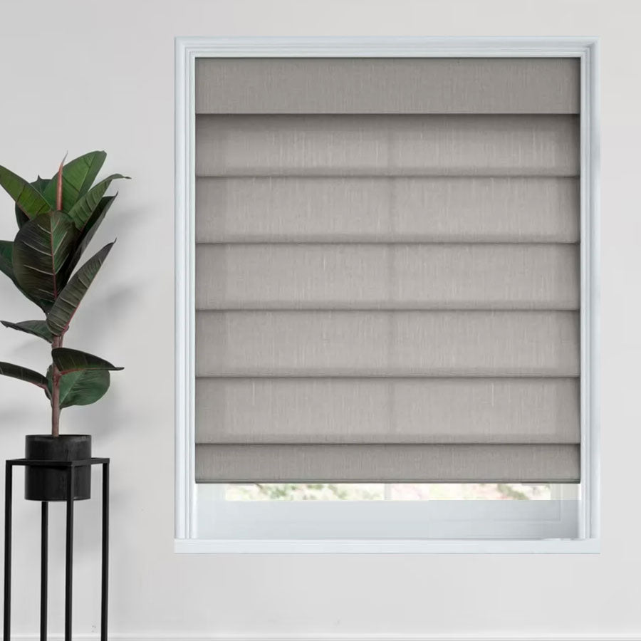 Distressed Chic Roman Shades