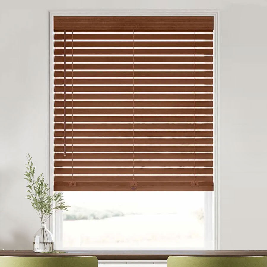 LEVOLOR 2" Custom Faux Wood Horizontal Blinds
