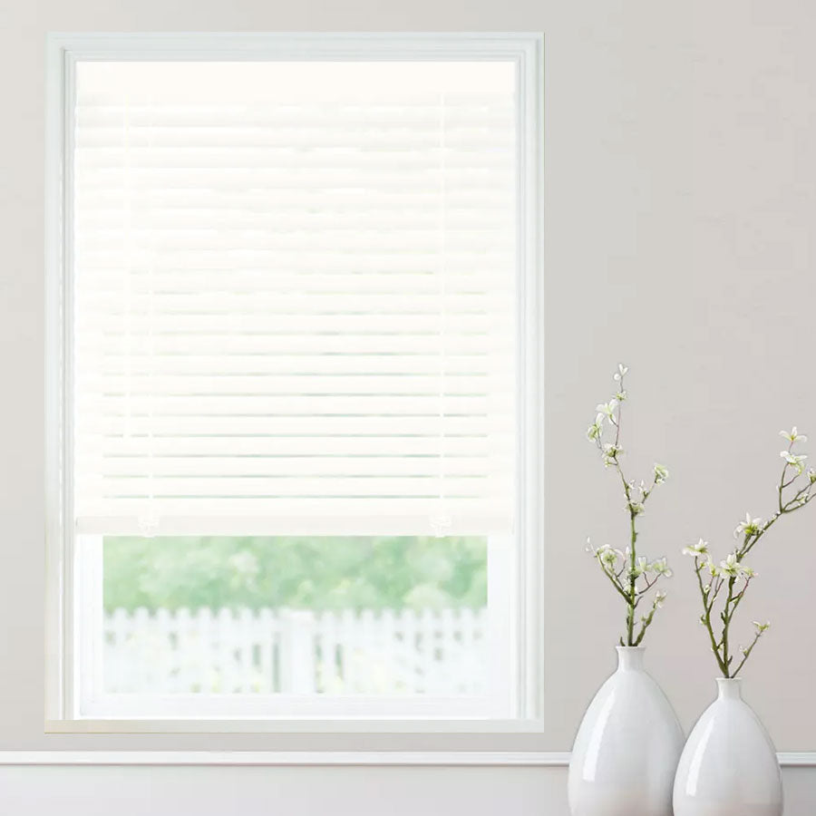 LEVOLOR 2" Cordless Faux Wood Horizontal Blinds