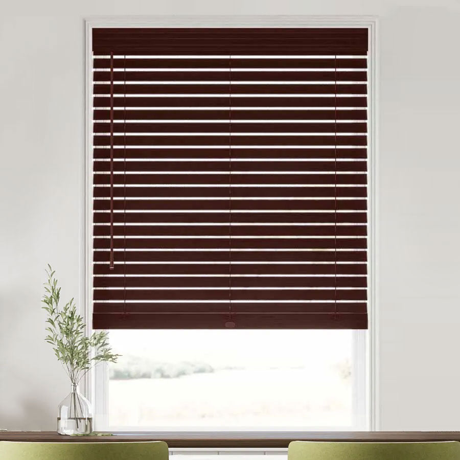 LEVOLOR 2" Custom Faux Wood Horizontal Blinds