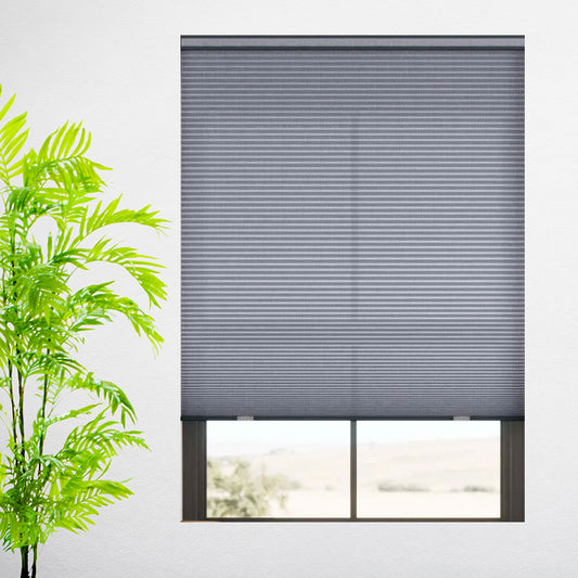 Contemporary Printed Cordless Light Filtering Cellular Shades