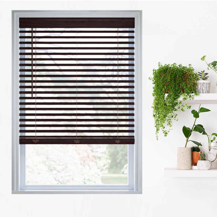 2" Estate Cordless Faux Wood Blinds