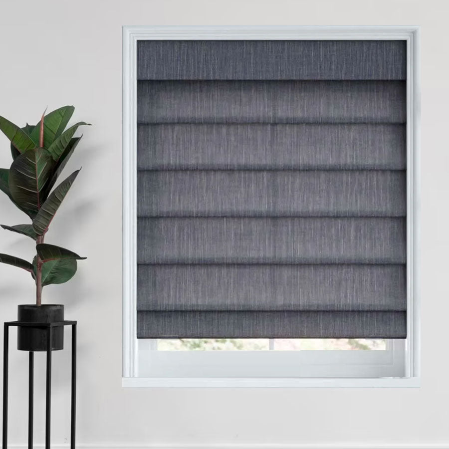 Distressed Chic Roman Shades