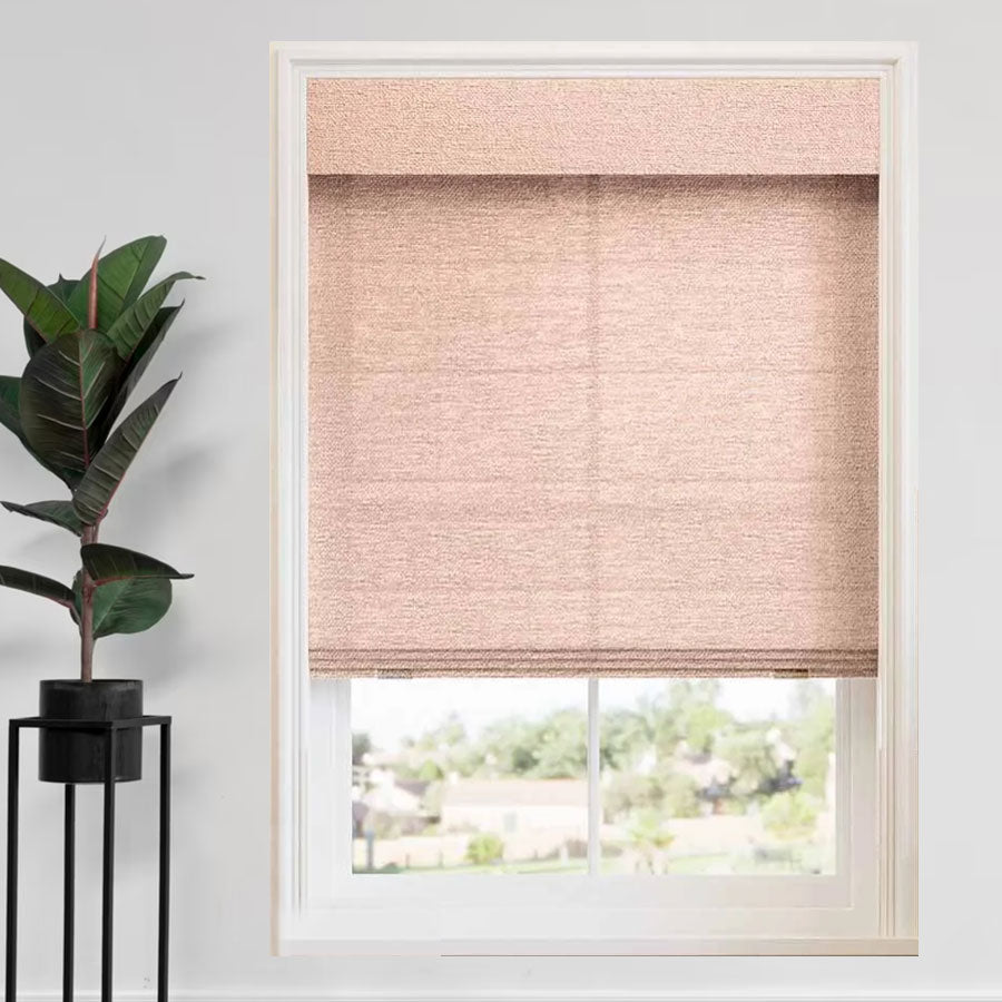 Boucle Roman Shades