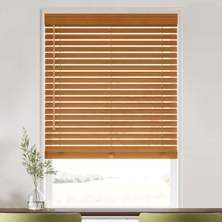 LEVOLOR 2" Custom Faux Wood Horizontal Blinds