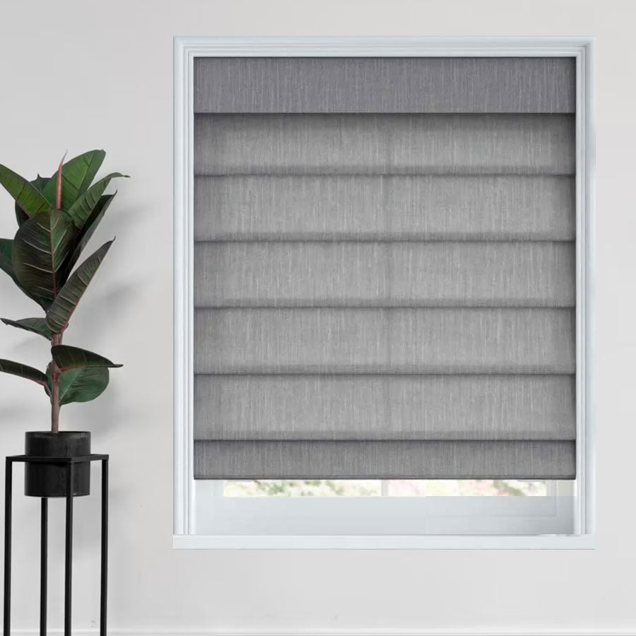 Distressed Chic Roman Shades