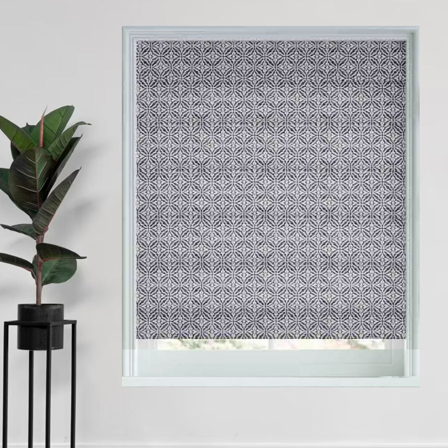 Distressed Chic Roman Shades