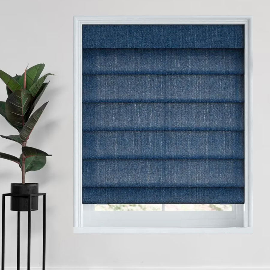 Distressed Chic Roman Shades