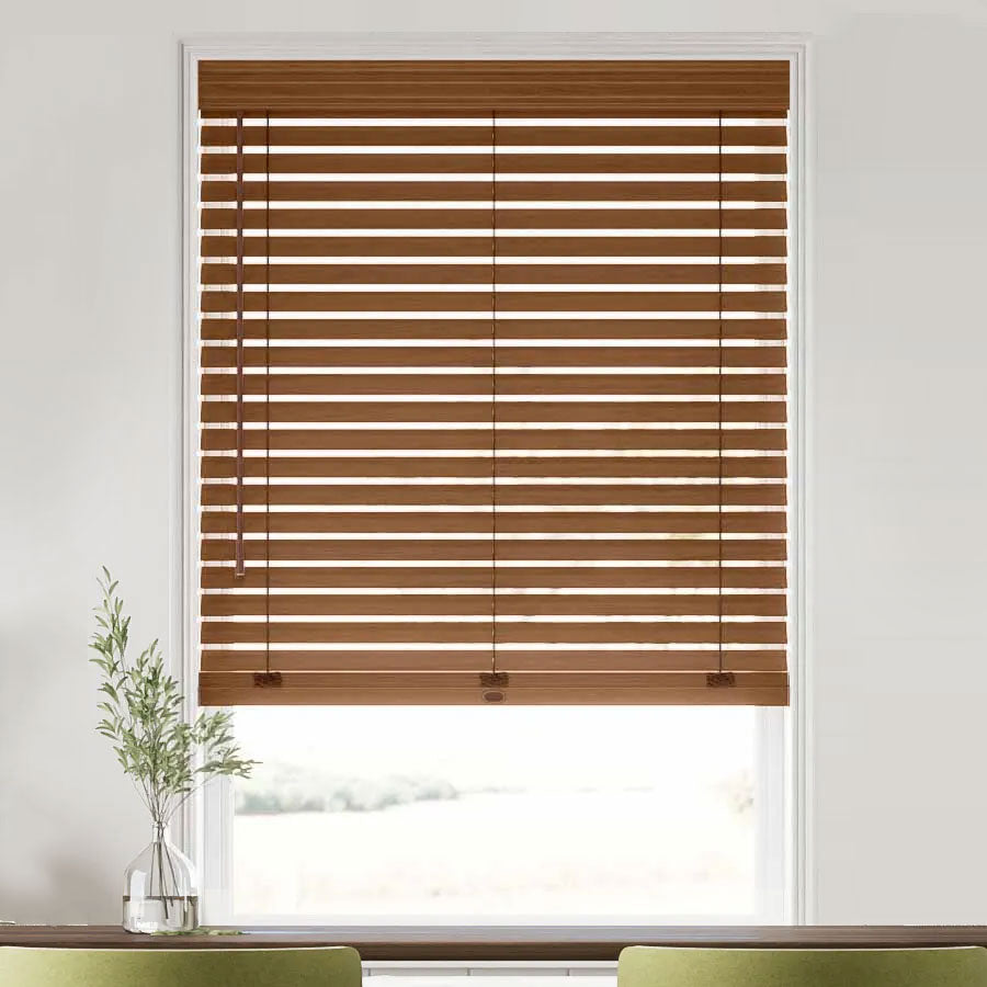 LEVOLOR 2" Custom Faux Wood Horizontal Blinds