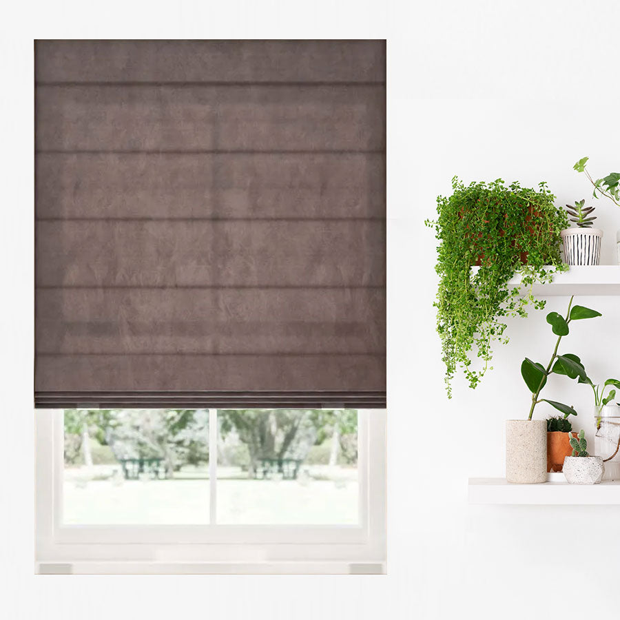 Plush Roman Shades