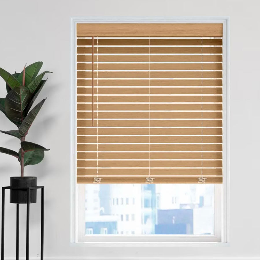 2 1/2" Magnificent Modern Faux Wood Blinds