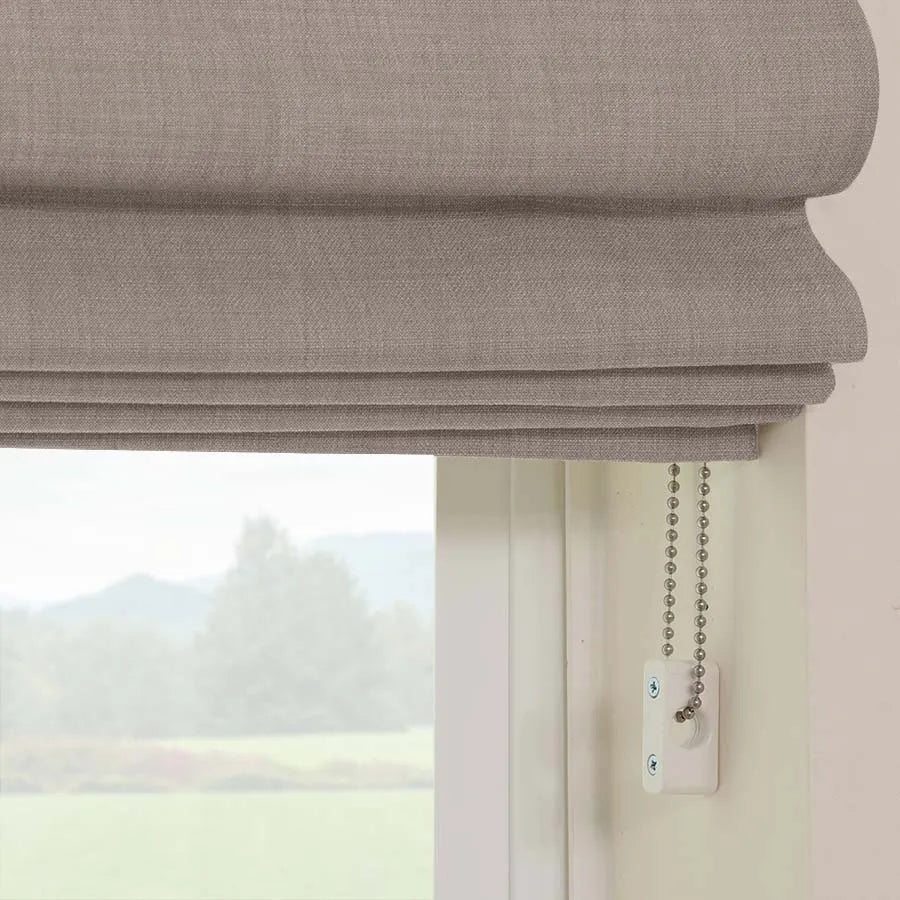 Distressed Chic Roman Shades