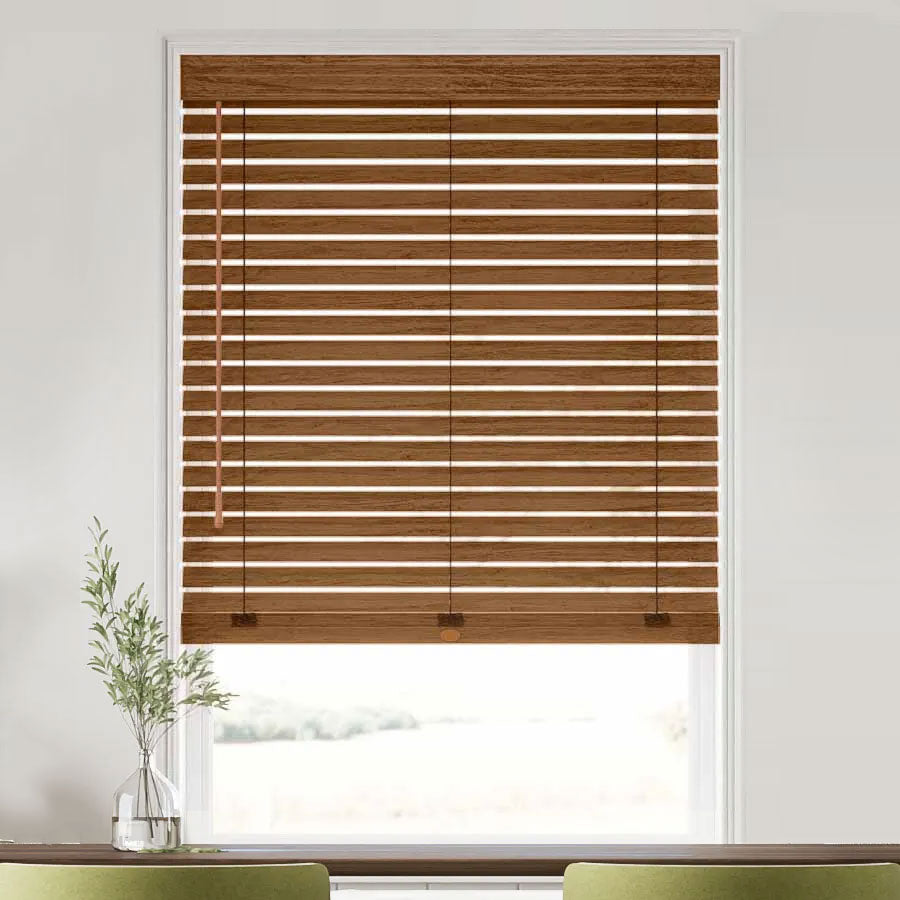 LEVOLOR 2" Custom Faux Wood Horizontal Blinds