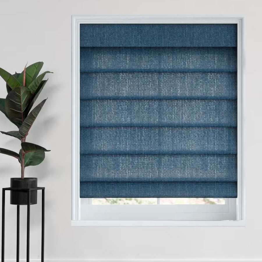Distressed Chic Roman Shades