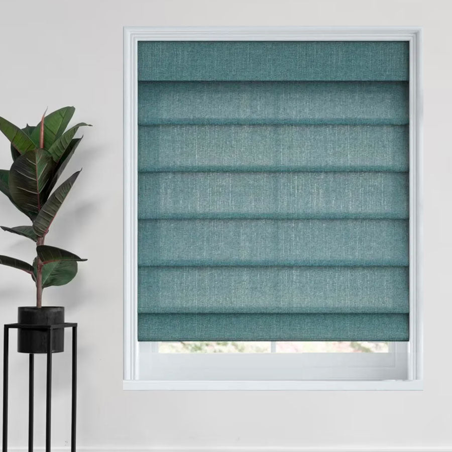 Distressed Chic Roman Shades