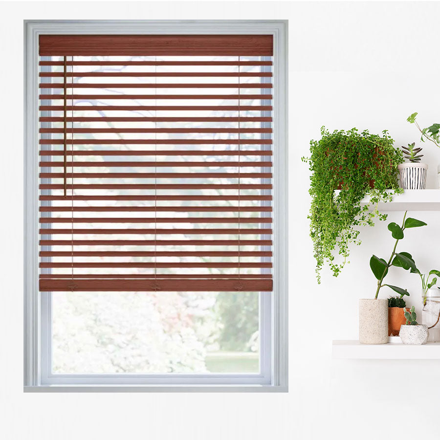 2" Estate Cordless Faux Wood Blinds