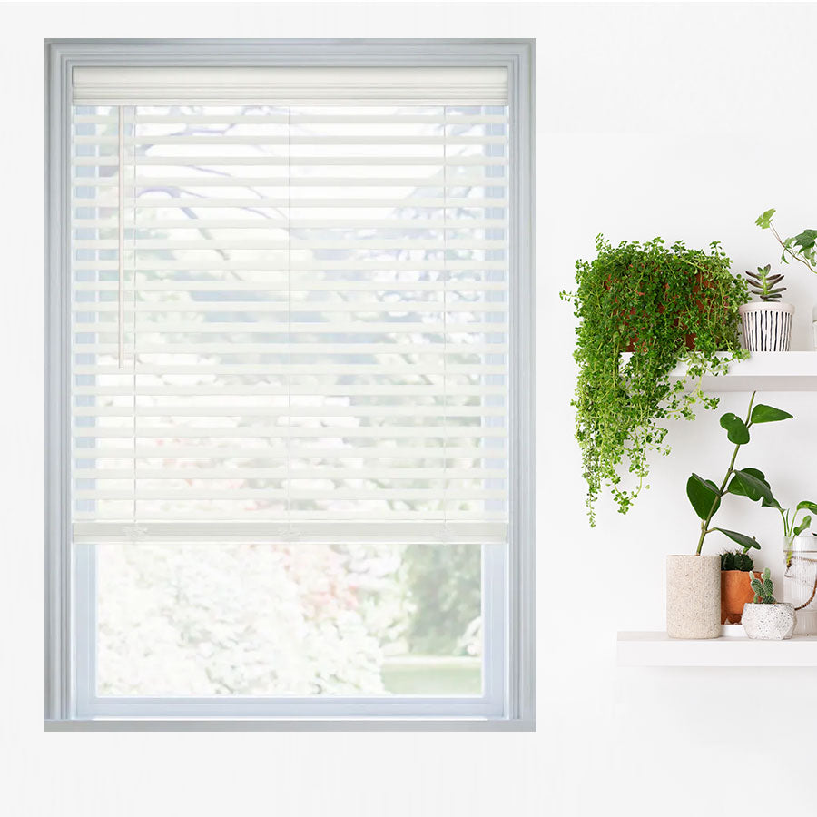 2" Estate Cordless Faux Wood Blinds