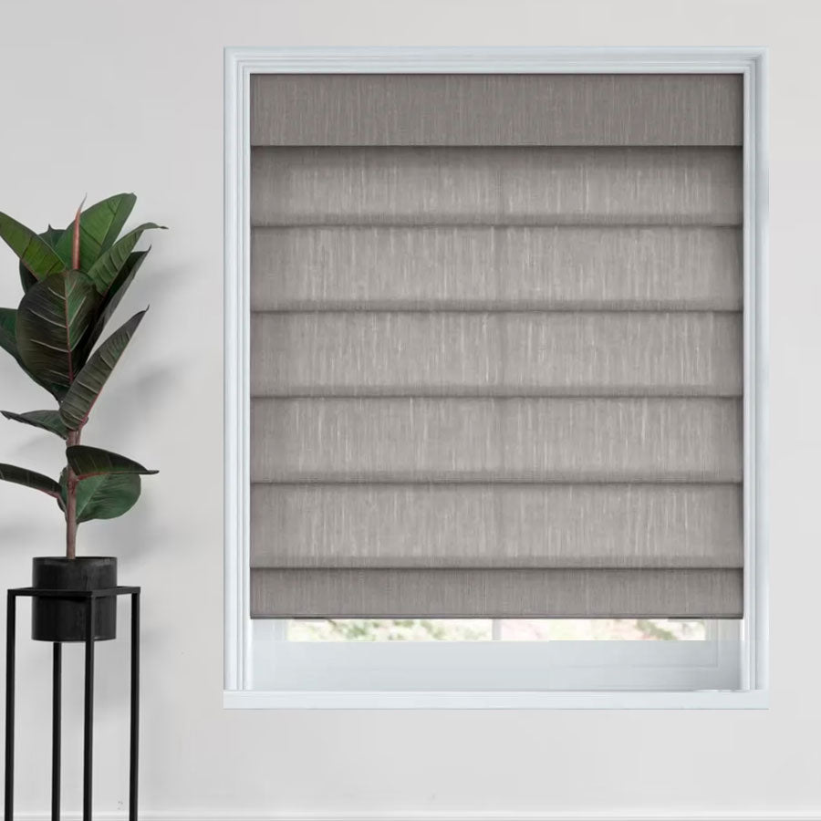 Distressed Chic Roman Shades