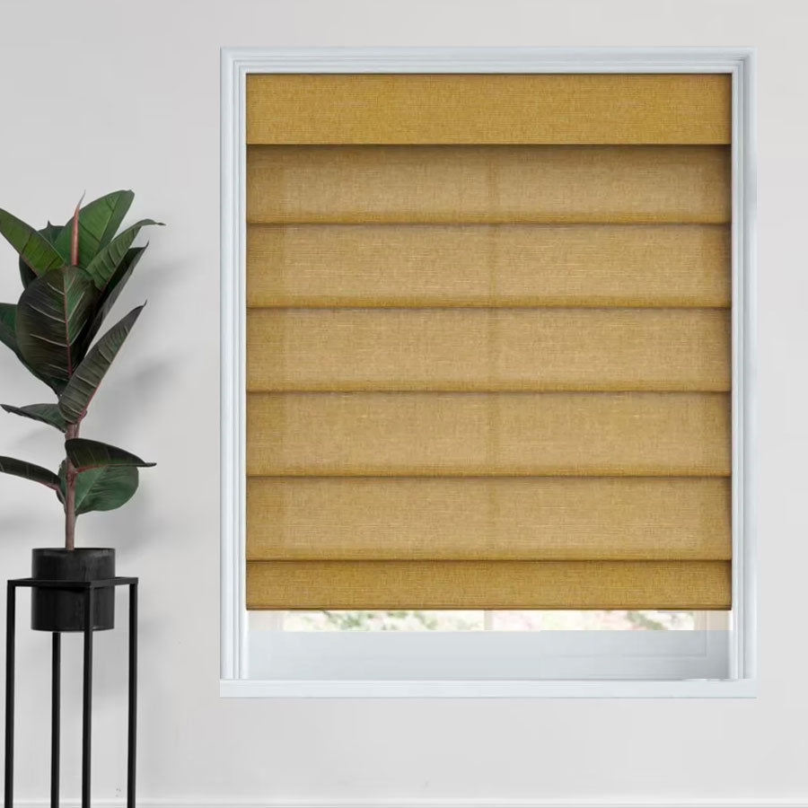 Distressed Chic Roman Shades