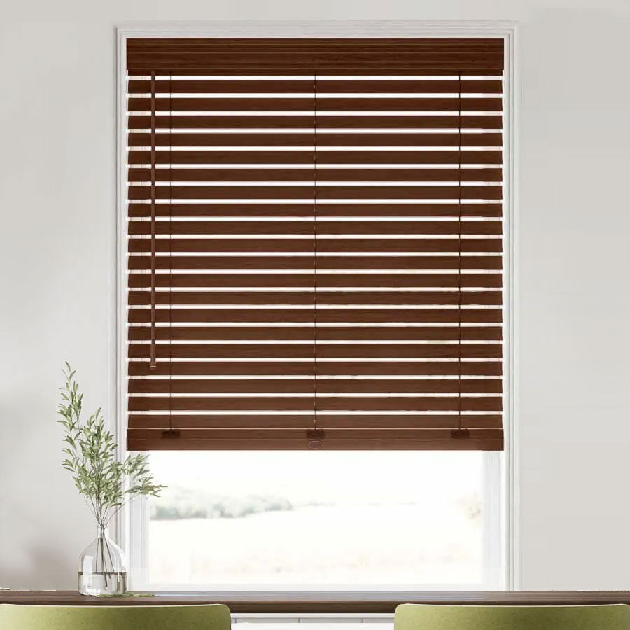 LEVOLOR 2" Custom Faux Wood Horizontal Blinds