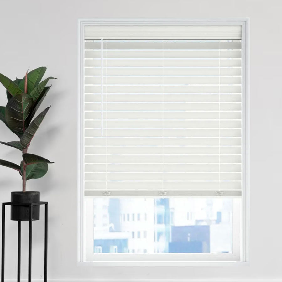 2 1/2" Magnificent Modern Faux Wood Blinds