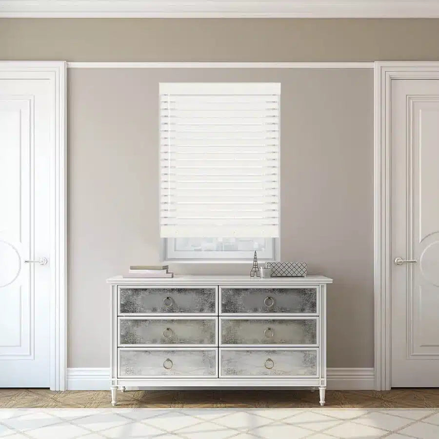 2 1/2" Magnificent Modern Faux Wood Blinds
