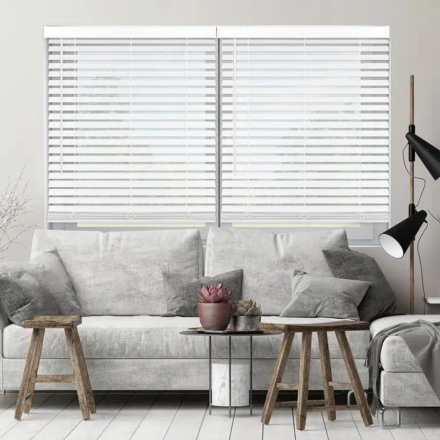 2" Classic Cordless Faux Wood Blinds
